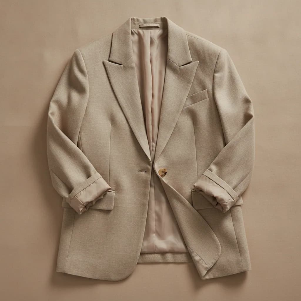 Oversize Blazer - Bej