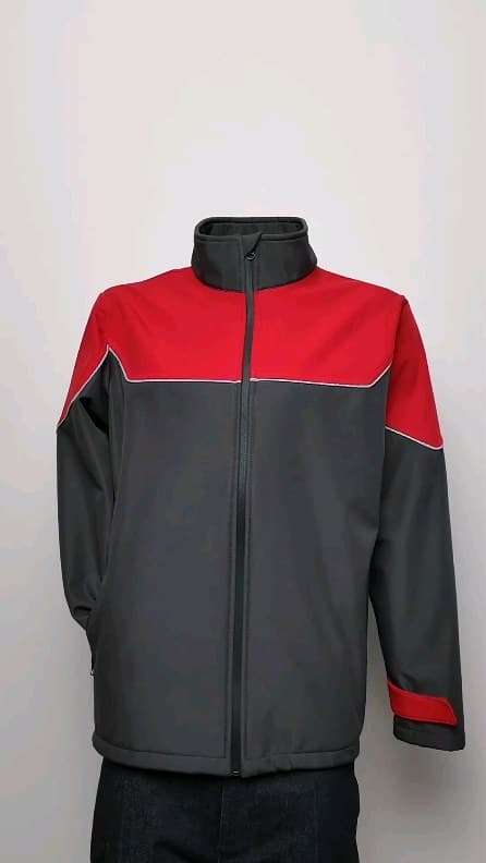 İki Renkli Softshell Su Geçirmez İş Montu